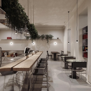 工业风格咖啡店3D模型下载